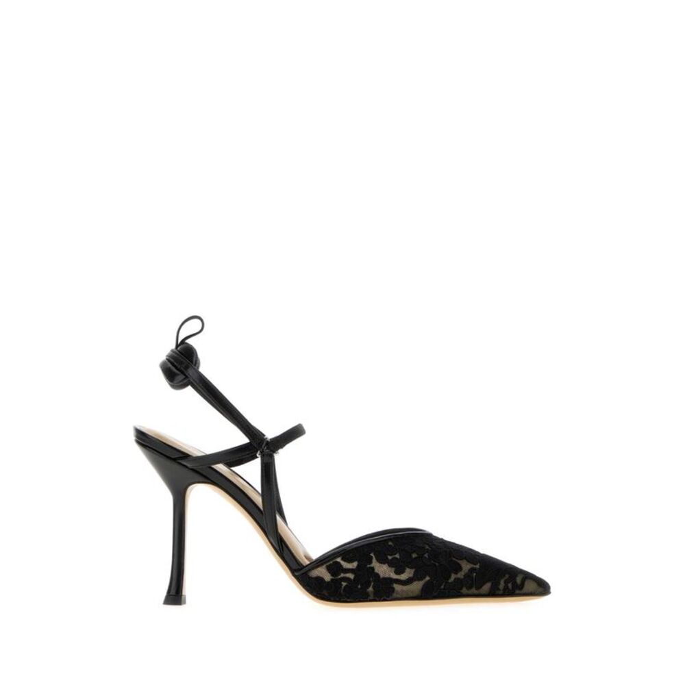 Fendi Women Black Lace Very Colibr㬠Pumps